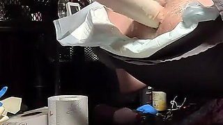 Adelina Noir Fisting and Toying Rafaello in the Sling