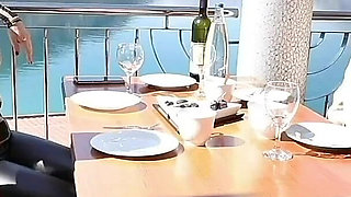 Omg! I Pulled Out His Cock in Restaurant in Public!