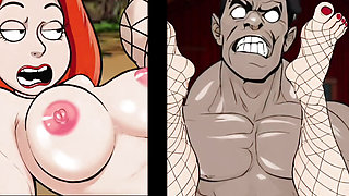 Married Housewife Slut Was Fucked in a Dirty Barn While Her Cuckold Husband Was Cooking a Barbecue. Cartoon Parody. Toons