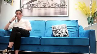 Loud asian chick fingering on hidden cam