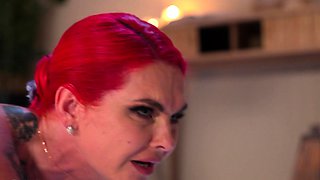 MOMxxx Big tits UK MILF Roxi Keogh erotic massage hot sex