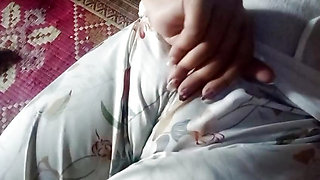 Step Mom alone at home  boobs press
