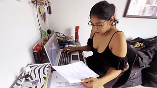 Busty Secretary Fucks Her Boss in the Office, Real Lesbian Sex