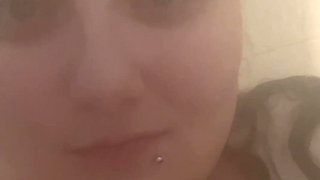 BBW Plays in the Shower