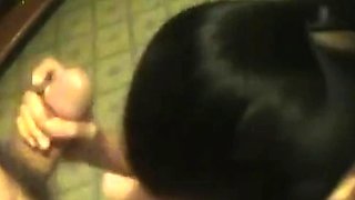 Filipina Amateur Gives a Quick Blowjob and Handjob
