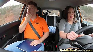 Busty student cuntfucked by intructor