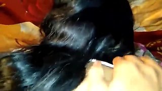 Indian Girl Fucked in Saree After Doing Foot Job Sex To Lover