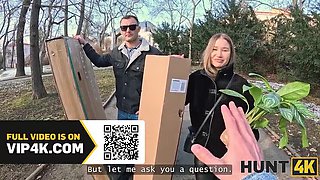 Hot GF Amalia Davis Blindfolds BF & Sucks Stranger's Big Cock - Cuckold POV Sex