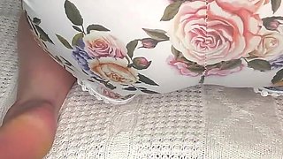 Floral Granny Panties Fart Session