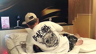 Uncensored Adulterous Couple Bondage Fantasy Sex Blowjob and Swallowing a Lot of Semen!!