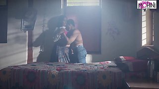 Indian beautiful girlfriend fucked by boyfriend and try to satisfy her full Hindi audio hardcore sex video