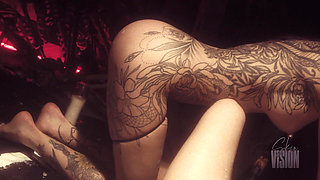 Lesbian Sex Witches Corrupt the Innocent - Luna Luxxx & Kasara Wood & Fiona Fox