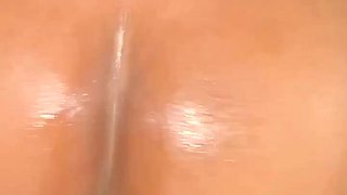 First Anal Lends Itself to Filling Her Ass with Milk
