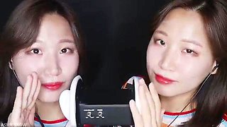 ASMR Snow Twin Ear Licking: Babe, Asian  Bongacams Porn