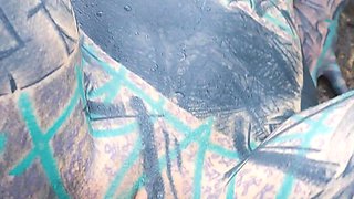 Hot Spring Anal Outdoor Public Anal Fucking.