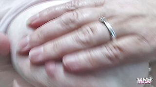 Suck on Aunt Janes Huge Titties - BBW Mature Amateur Homemade Wife