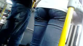 Perfect Ass on the Bus
