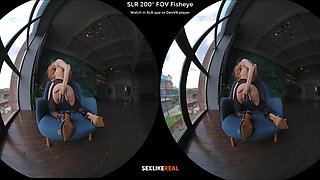 Lustful vixen thrilling VR solo movie