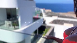 Self-assured Sweating babe angela doll bj