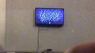 Feminine blonde ladyboy with big tits suck cock and analed