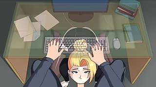 Kunoichi Trainer - Ninja Naruto Trainer - Part 110 - Secretary Blowjob Under Table by Loveskysanx