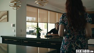 Dirty mom teacher fucks lucky believer