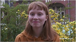 Cute Norwegian Model Masturbates With A Glass Dildo