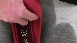 He Pee on My Ass in Leggings and Feet