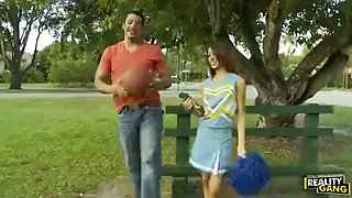 Hot latina cheerleader