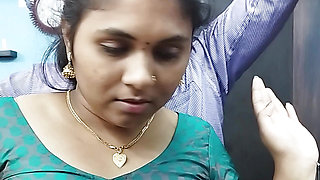Kerala girl half saree removal and boobs suck hot romance