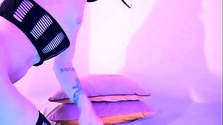 Small tits shemale bonked by 2 horny guys