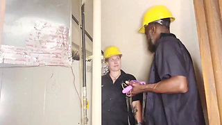 Tomboy fucks her boss to keep her job