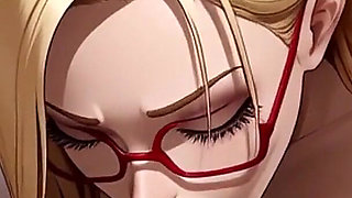 Blonde Blowjob on the Beach, Ai Animation