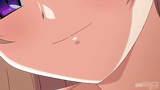 Adorable Busty Japanese Teen's Big Creampie - Hentai [Subtitled]