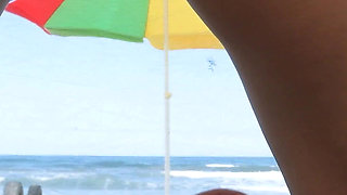 Almost Caught Having Risky Sex with a Stranger on the Beach!