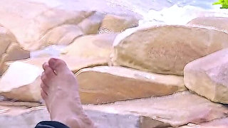 Handjob Surprise Ejaculation on the Beach