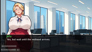 Readhead Bimbo Gwen gets Fucked Rough by BBC while her Cuck Boyfriend  (Gwen NTR) (Gameplay)