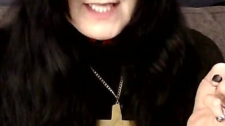 Halloween Ozzy Cosplay MILF Smoking