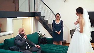 Shameless bride living out hardcore fantasy to the fullest
