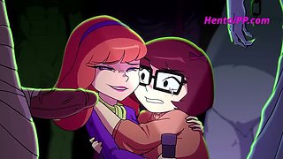 Daphne & Velma Fuck Monsters in Scooby-Doo Hentai Parody - 3D Animated Sex