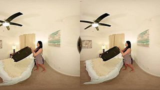 Stepmom Shares Bed With Stepson - TabooVRPorn