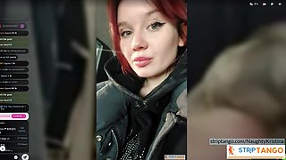 NaughtyKristina Lustful drama at stripTango
