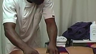 Black Esthetician Massage with Creampie -1