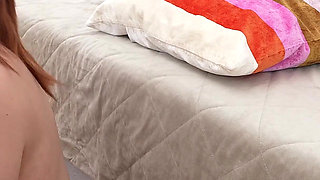 Russian Redhead Interracial Sloppy Cum Swallowing Blowjob