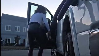 DeeDee69 Almost Caught Sucking Cock in Public