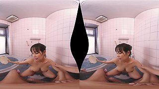 Attractive asian cougar VR memorable adult scene