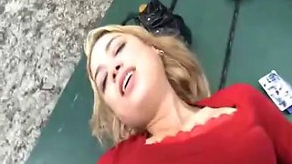 Stepbrother and stepsister outdoors at HornBunny