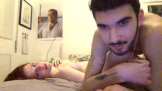 Italian couple on webcam