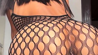 Close up with japanese getting mouth jizzed