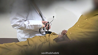 Doctor Jerking Patient Dick in Clinic